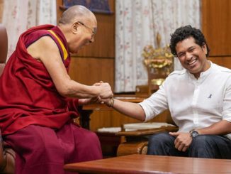 Sachin Tendulkar meets Dalai Lama at Dharamshala