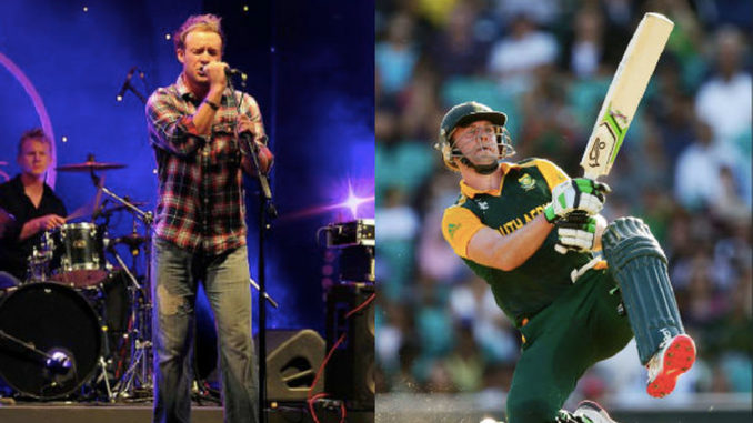 AB de Villiers once sang in two languages in a music album