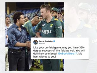 May you have 360-degree success off the field: Sachin Tendulkar to AB de Villiers