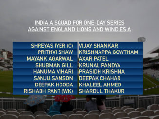 U-19 WC players Prithvi Shaw, Shubman Gill in India A squad for England tour
