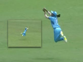 Harmanpreet Kaur pulls off catch with both feet in air to dismiss Smriti Mandhana Women’s IPL 2018 Trailblazers vs Supernovas