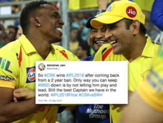 CSK proved that indeed baap baap hota hai, tweets user CSK vs SRH IPL 2018 Final Chennai Super Kings MS Dhoni Dwayne Bravo