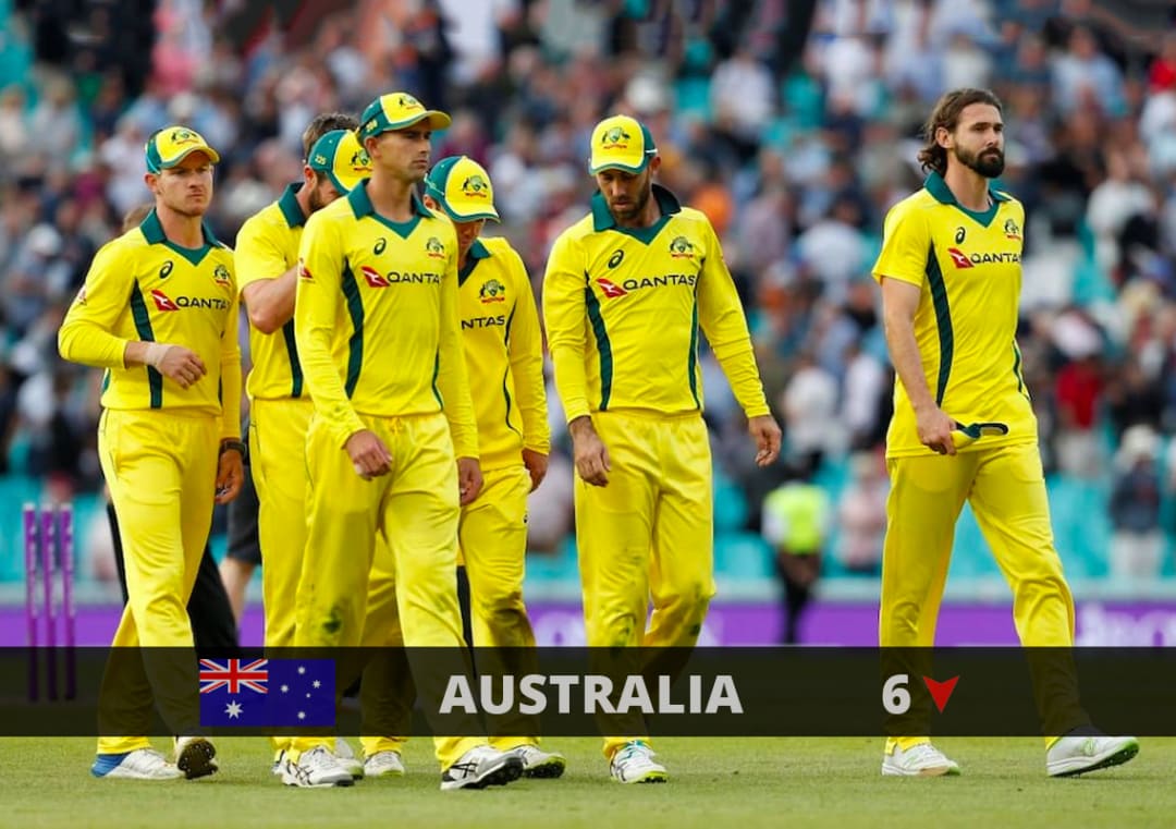 Australia drop to their lowest ODI ranking in 34 years #Australia #England #ENGvAUS #Cricket