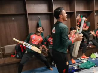Bangladesh players sing, dance to Bengali song in dressing room