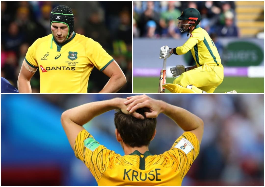 Australia lost in cricket, FIFA World Cup, rugby, tennis on same day #Australia #Cricket #Football #Rugby #Tennis #ENGvAUS