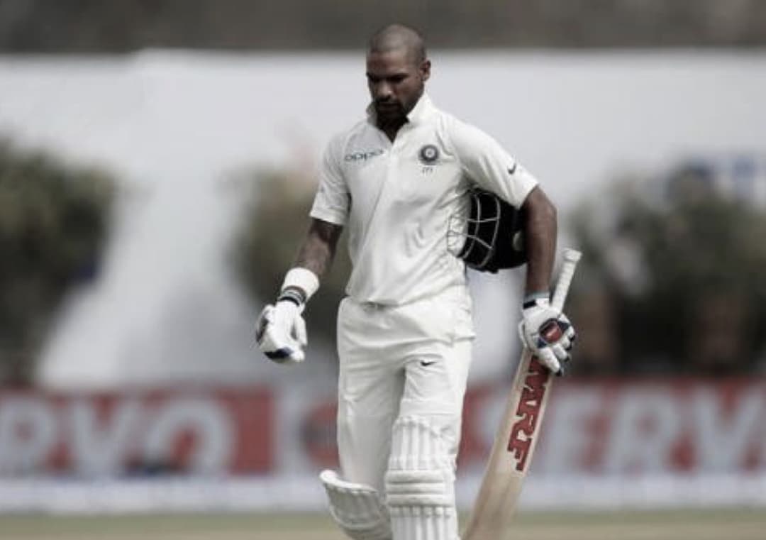Shikhar Dhawan gets out for two ducks in three days against Essex #Cricket #India #England #INDvENG #ShikharDhawan