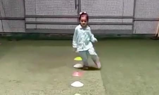 Gautam Gambhir posts video of his daughter completing Yo-Yo test #Cricket #India #GautamGambhir #YoYoTest
