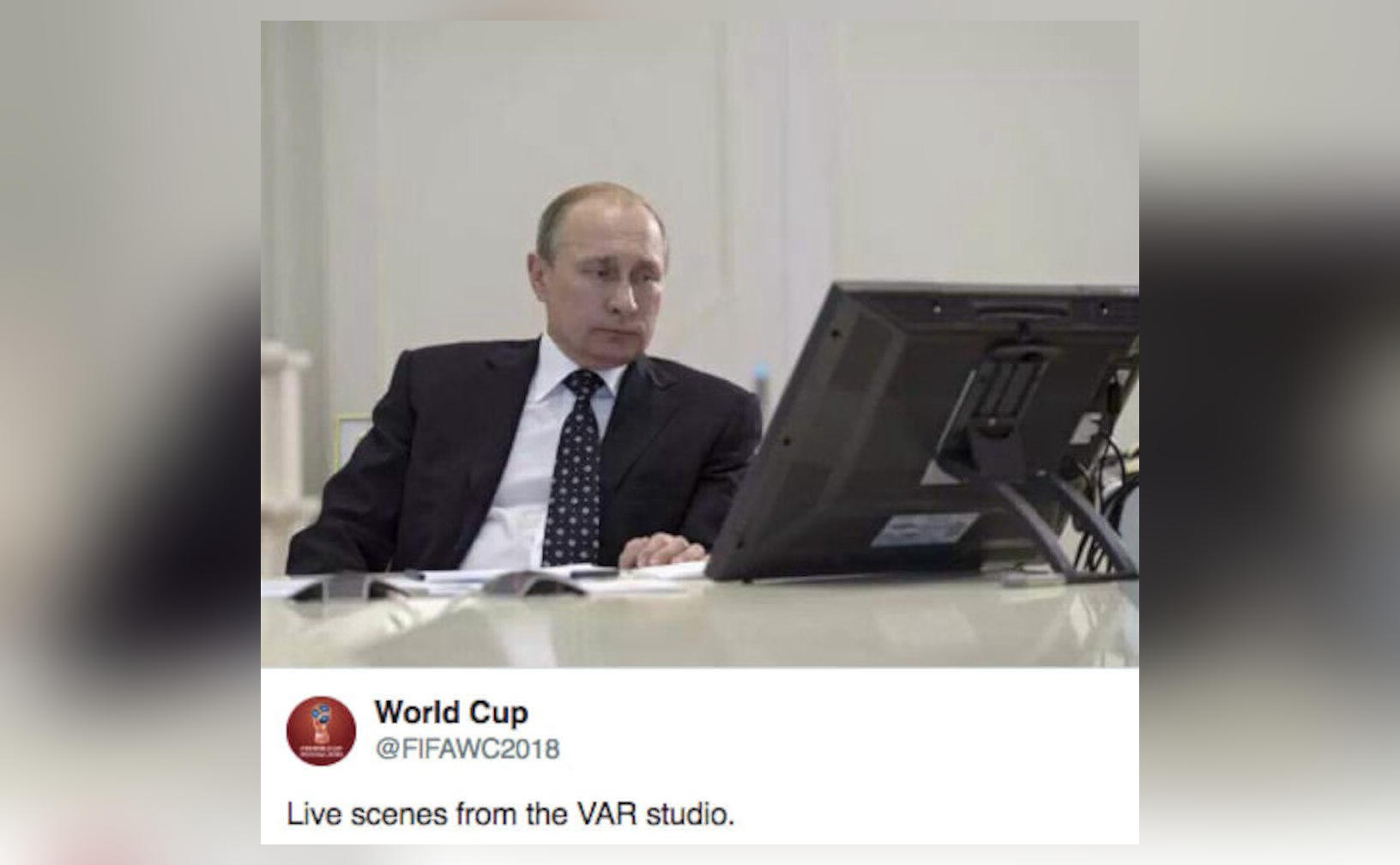 Is Mr Putin operating VAR !?: Michael Vaughan tweets #Cricket #England #MichaelVaugha #VladimirPutin #Football #WordCup