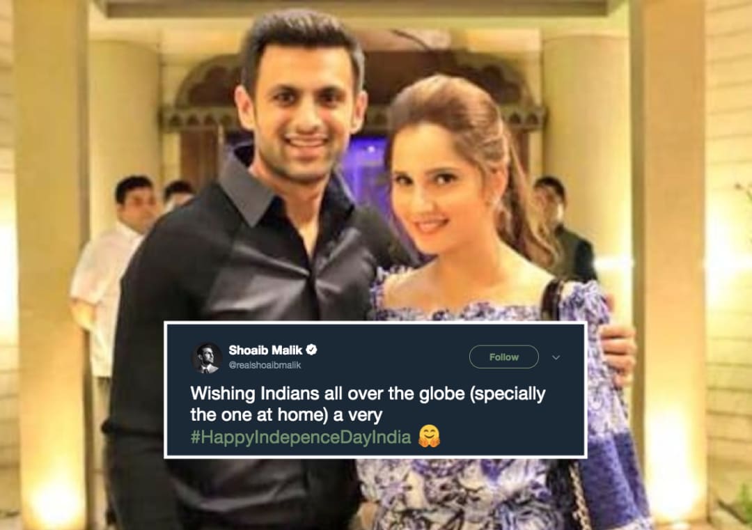 After Sania Mirza’s Independence Day wish for Pakistan, Shoaib Malik wishes India #Cricket #India #Pakistan #SaniaMirza #ShoaibMalik #IndependenceDay #INDvPAK #INDvsPAK