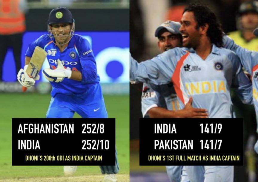 MS Dhoni's 1st full match as India captain had also ended in a tie #MSDhoni #Cricket #India #Afghanistan #INDvAFG #AFGvIND #INDvsAFG #AFGvsIND #Pakistan #INDvPAK #INDvsPAK #PAKvIND #PAKvsIND