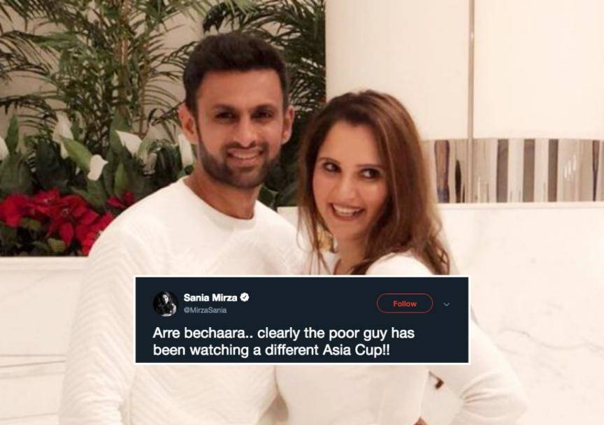 Pakistan reporter deletes tweet mocking Shoaib Malik after Sania Mirza's reply #SaniaMirza #ShoaibMalik #Cricket #Pakistan #Bangladesh #PAKvBAN #BANvPAK  #PAKvsBAN #BANvsPAK #AsiaCup #AsiaCup2018