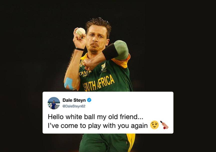 Dale Steyn tweaks song's lyrics in tweet on return to ODI cricket #Cricket #SouthAfrica #DaleSteyn #Sports