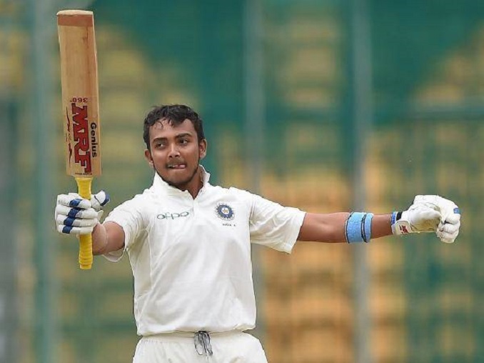 Prithvi Shaw youngest Indian to score century on Test debut #PrithviShaw #Cricket #India #Windies #WestIndies #INDvWI #WIvIND #INDvsWI #WIvsIND