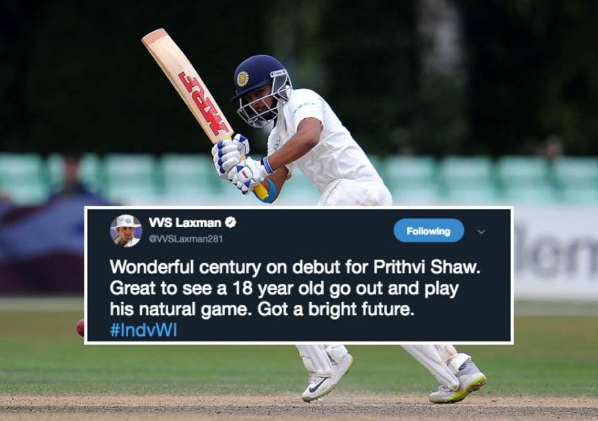 Is ladke mein kuch toh khaas hai, Mohammad Kaif tweets about Prithvi Shaw #PrithviShaw #MohammadKaif #Cricket #India #Windies #WestIndies #INDvWI #WIvIND #INDvsWI #WIvsIND #VVSLaxman