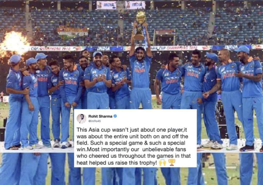 Asia Cup wasn't just about 1 player: Stand-in captain Rohit Sharma #Cricket #India #AsiaCup #AsiaCup2018 #INDvBAN #BANvIND #INDvsBAN #BANvsIND #RohitSharma