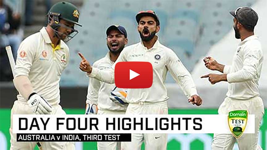 India vs Australia 3rd Test Day 4 Highlights 2018 #Cricket #India #Australia #INDvAUS #AUSvIND #INDvsAUS #AUSvsIND #ViratKohli #TimPaine #RishabhPant #JaspritBumrah #PatCummins