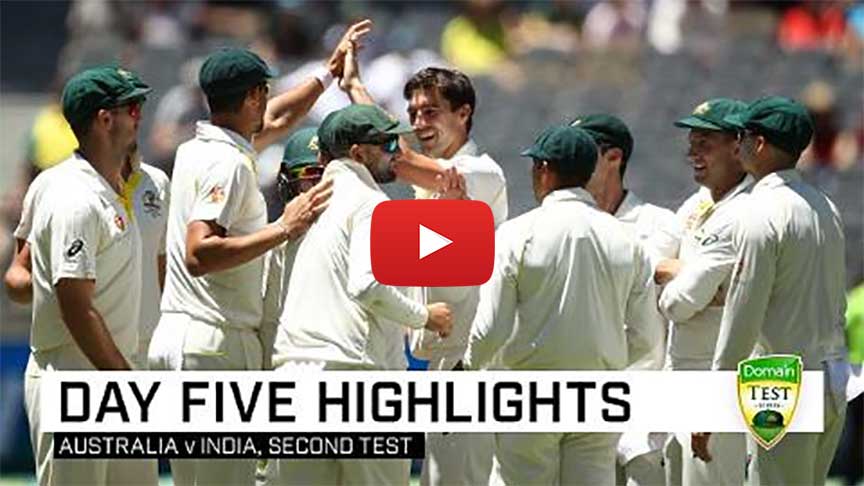 India vs Australia 2nd Test Day 5 Highlights 2018 #Cricket #India #Australia #INDvAUS #AUSvIND #INDvsAUS #AUSvsIND #ViratKohli #TimPaine #Perth #MohammadShami #NathanLyon