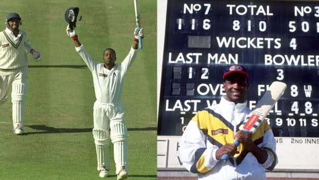 Brian Lara only cricketer to score 500 runs in an innings