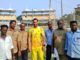 MS Dhoni spends time with Pune ground staff on Labour Day