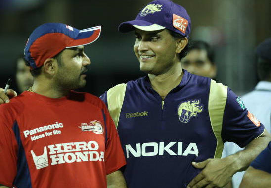 Sourav Ganguly used to make us pack his kit bag: Virender Sehwag