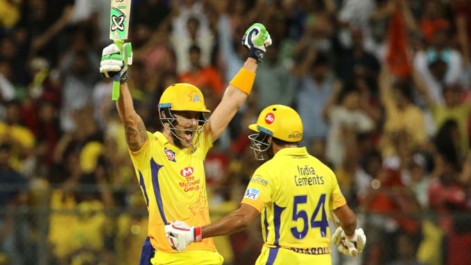 How did we win: Faf du Plessis as CSK won despite being 62/6 Chennai Super Kings IPL 2018 Indian Premier League Hyderabad SRH