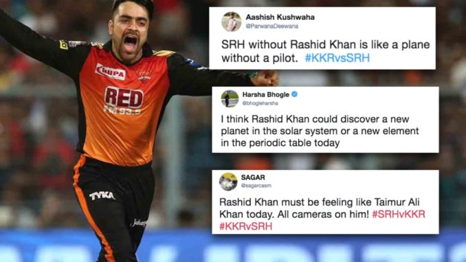 King Khan of cricket owned KKR today, tweets on Rashid Khan KKR vs SRH Kolkata vs Sunrisers Hyderabad IPL 2018 Qualifier 2