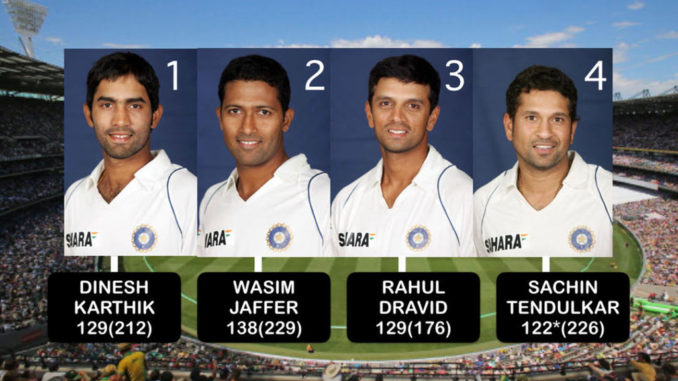 4 Indian batsmen once put up a 408-run stand for 1st wicket Cricket Batting Bowling Fielding Wickets Century