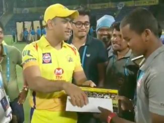 MS Dhoni distributes awards, teases Pune ground staff Chennai Super Kings CSK IPL 2018 Indian Premier League