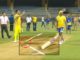 MS Dhoni beats Dwayne Bravo in 3-run sprint challenge after IPL title CSK vs SRH IPL 2018 Final Chennai Super Kings Hyderabad