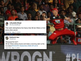 AB de Villiers Catch Royal Challengers Bangalore RCB IPL 2018 Indian Premier League Batting Bowling Fielding Century Wife