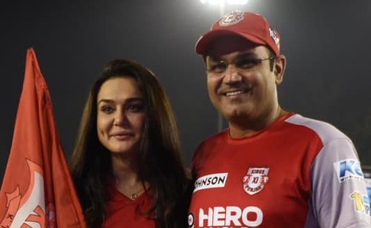 Virender Sehwag+IPL 2018+KXIP+Preity Zinta+Cricket+Batting+Bowling+Fielding+Wickets+Century+Wife+Girlfriend+Wallpaper