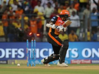 Shikhar Dhawan gets out for golden duck on first ball of IPL 2018 Qualifier 1 SRH vs CSK Sunrisers Hyderabad vs Chennai