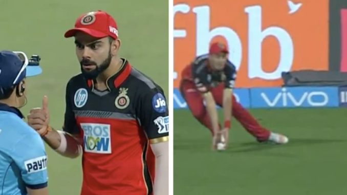 Virat Kohli catch Royal Challengers Bangalore RCB IPL 2018 Indian Premier League Batting Fielding Century Wife Girlfriend