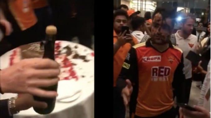 SRH's Rashid Khan refuses to celebrate win vs KKR with champagne KKR vs SRH Sunrisers Hyderabad vs Kolkata Knight IPL 2018