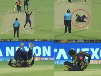 KKR's Kuldeep Yadav trips and falls while appealing for LBW KKR vs SRH Kolkata vs Sunrisers Hyderabad IPL 2018 Qualifier 2