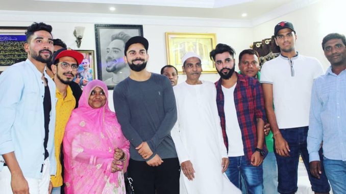 Virat Kohli visits teammate Mohammed Siraj's house in Hyderabad for dinner