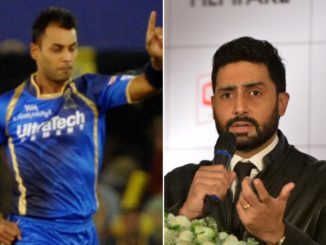 Abhishek Bachchan slams troll over comparison to RR's Stuart Binny Rajasthan Royals IPL 2018 Indian Premier Mayanti Langer