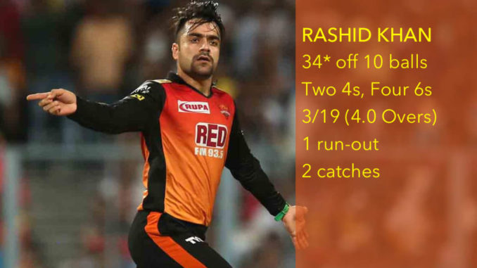 How did MOM Rashid Khan help SRH qualify for IPL final KKR vs SRH Knight Riders vs Sunrisers Hyderabad IPL 2018 Qualifier 2