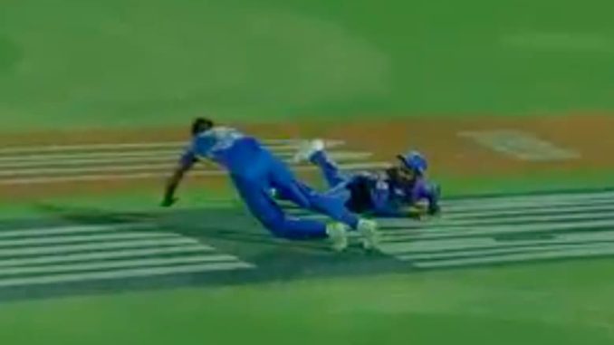 Sanju Samson Krishnappa Gowtham Catch Royal Challengers Bangalore RCB IPL 2018 Indian Premier League Rajasthan Royals RR