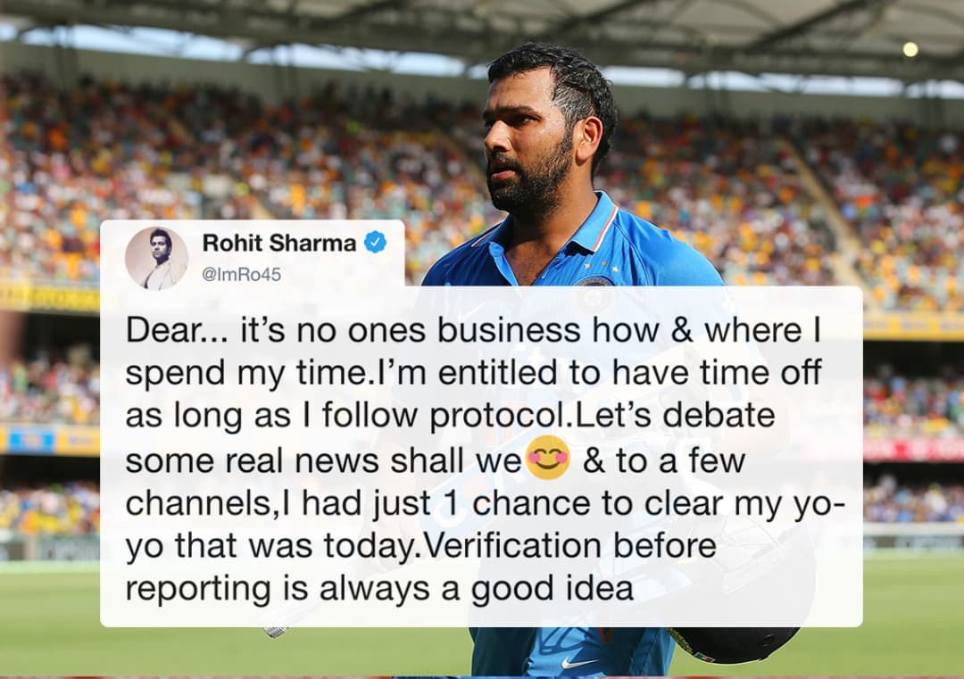 No one's business how I spend my time: Rohit Sharma slams media #RohitSharma #Cricket #India #RitikaSajdeh