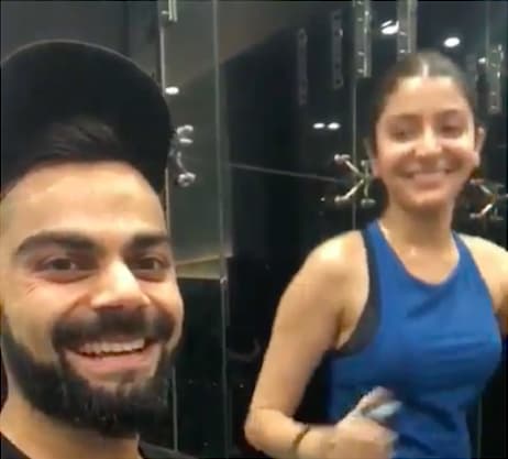 Working out like a boss: Virat Kohli shares gym video with Anushka Sharma #ViratKohli #AnushkaSharma #Cricket #India